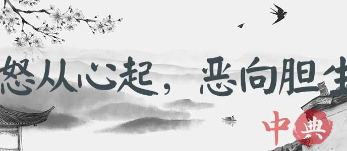 怒從心起，惡向膽生