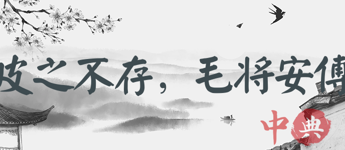 皮之不存，毛將安傅