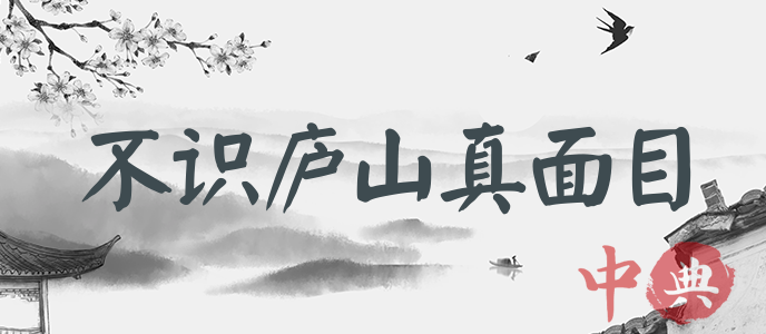 不識廬山真面目