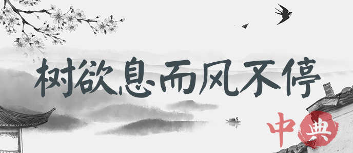 樹欲息而風不停