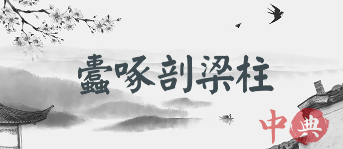 蠹啄剖梁柱