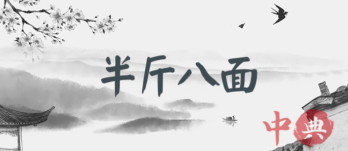 半斤八面
