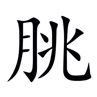 朓
