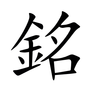 銘