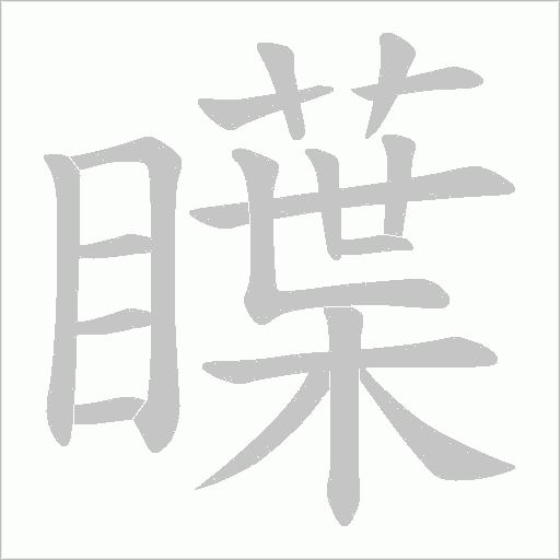 瞸